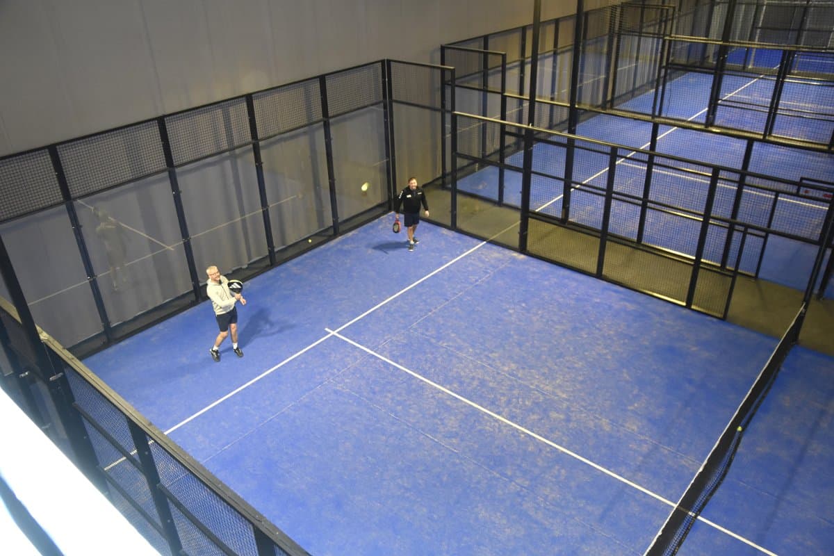 Innvendig bilde av Next Padel padelhall i Modum